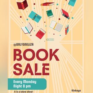 Booky Season Live Bookshow Poster